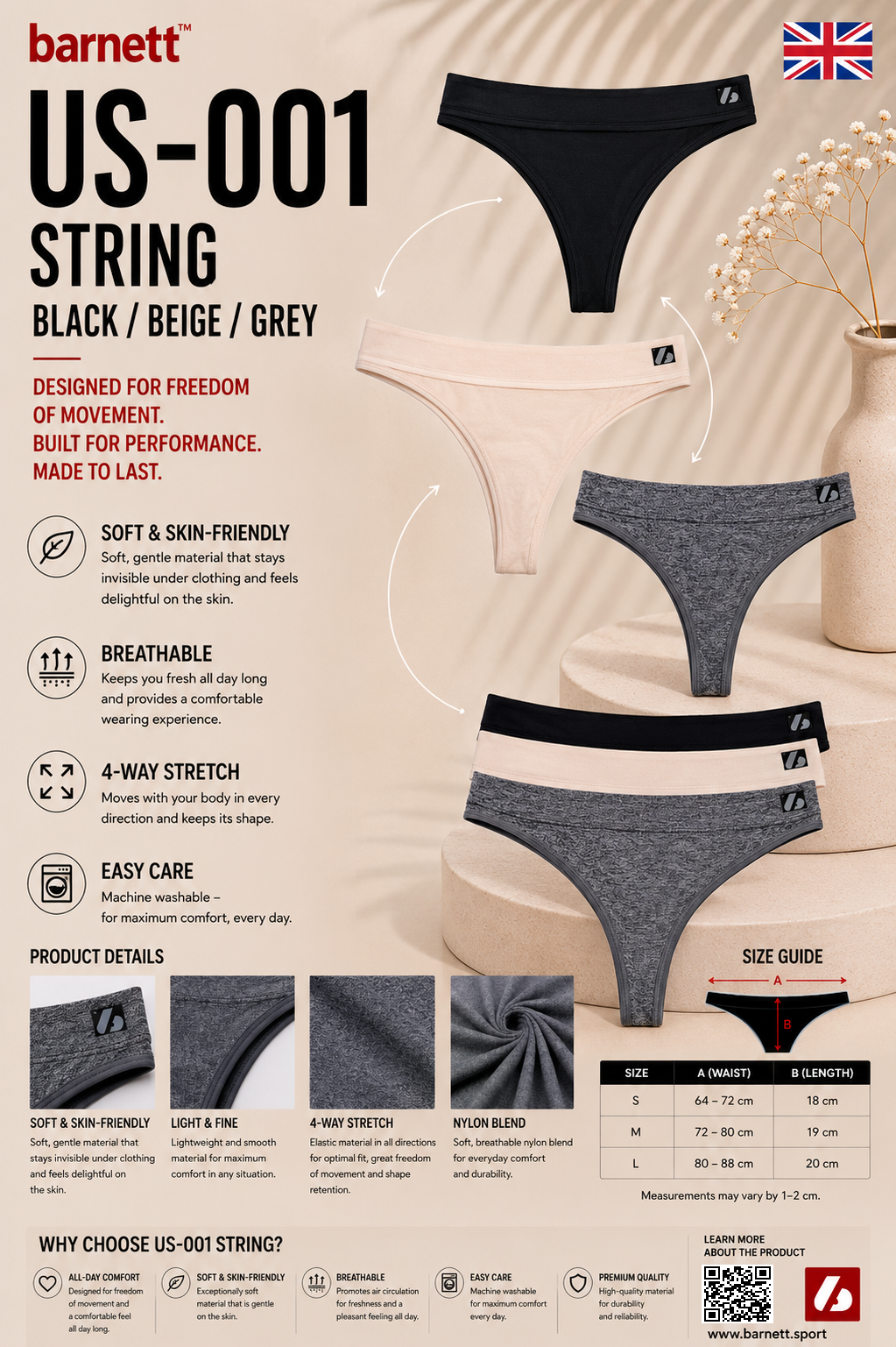 US-001 String (lot de 3)