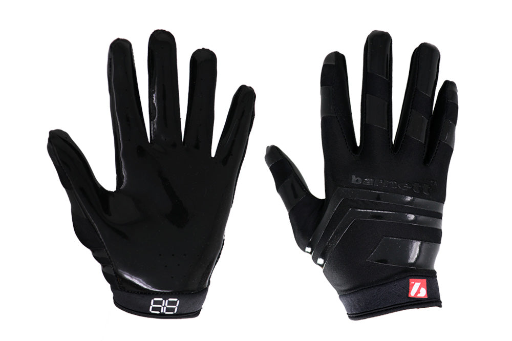 FRG-03 Junior Football Receiver Handschuhe, Schwarz