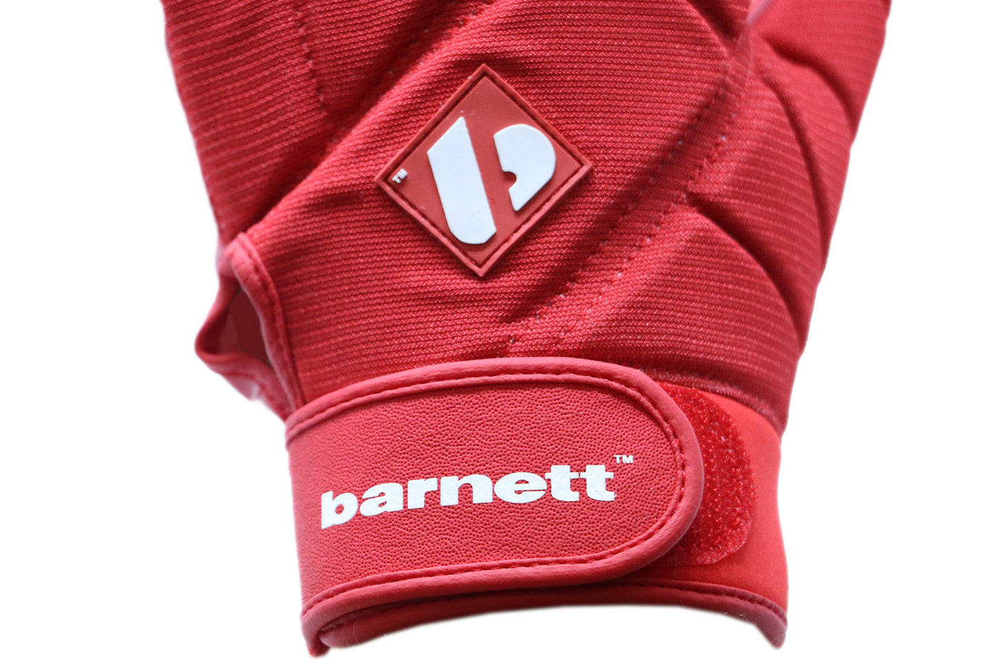 Guantes de fútbol americano FKG-03 Pro Linebacker, LB, RB, TE, color rojo
