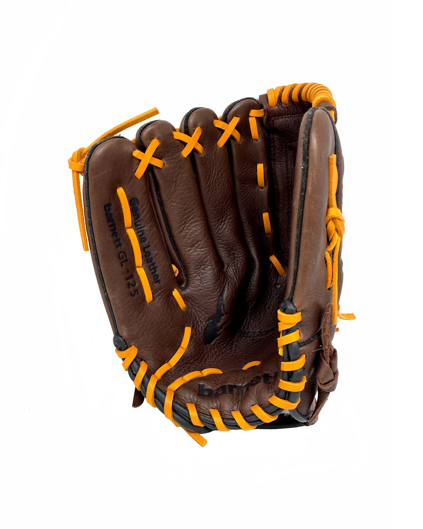 Guante de béisbol de competición GL-125 de cuero de 12,5", color marrón