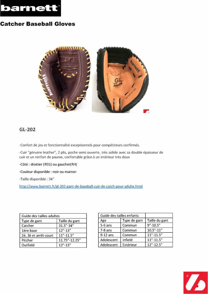 GL-202 Wrestling-Baseballhandschuh aus Leder für Erwachsene, 32, Braun