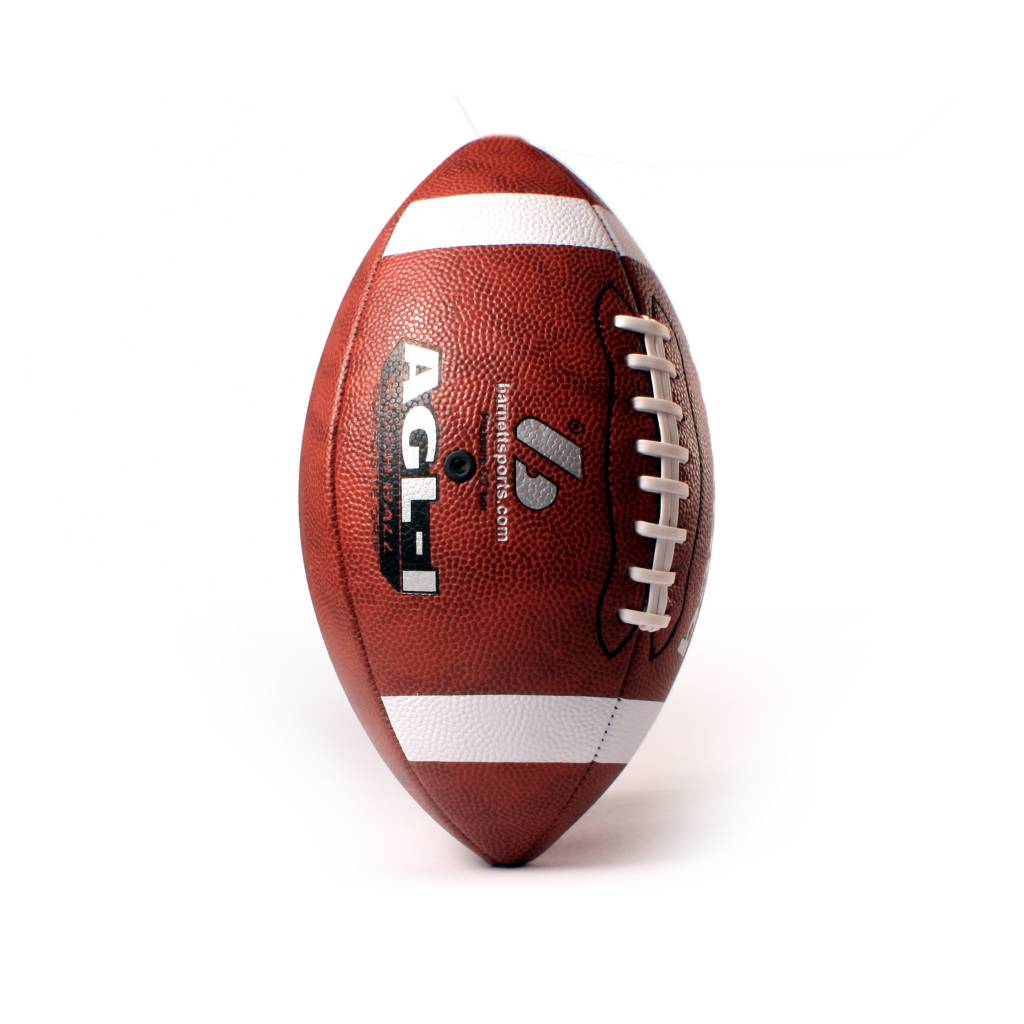 AGL-1 amerikansk fotbollsmatchboll, polyuretan, brun