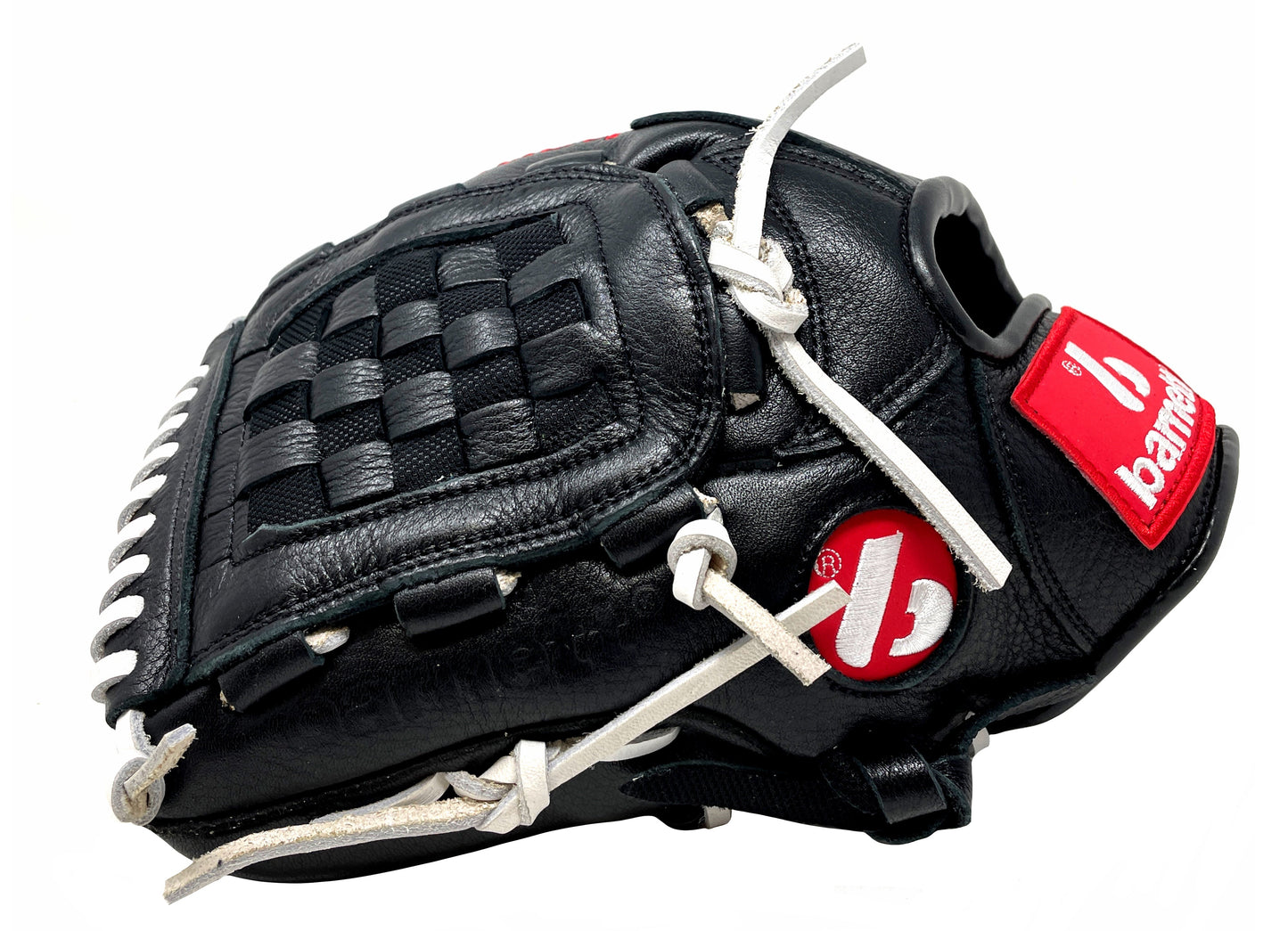 GL-120 12" Outfield-Wettkampf-Baseballhandschuh aus Leder, Schwarz