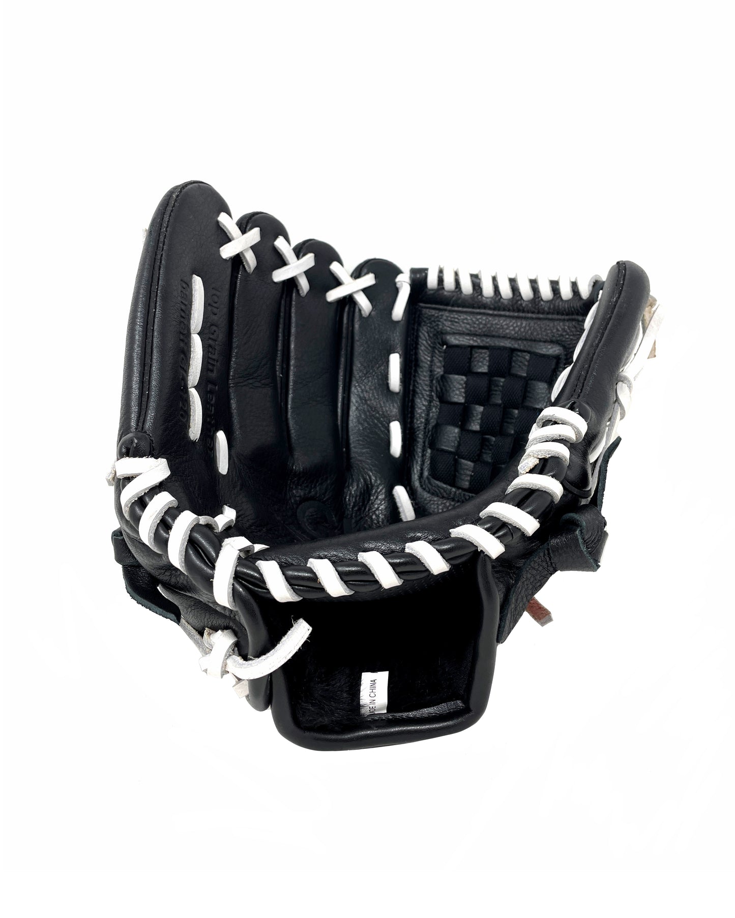 GL-120 12" Outfield-Wettkampf-Baseballhandschuh aus Leder, Schwarz