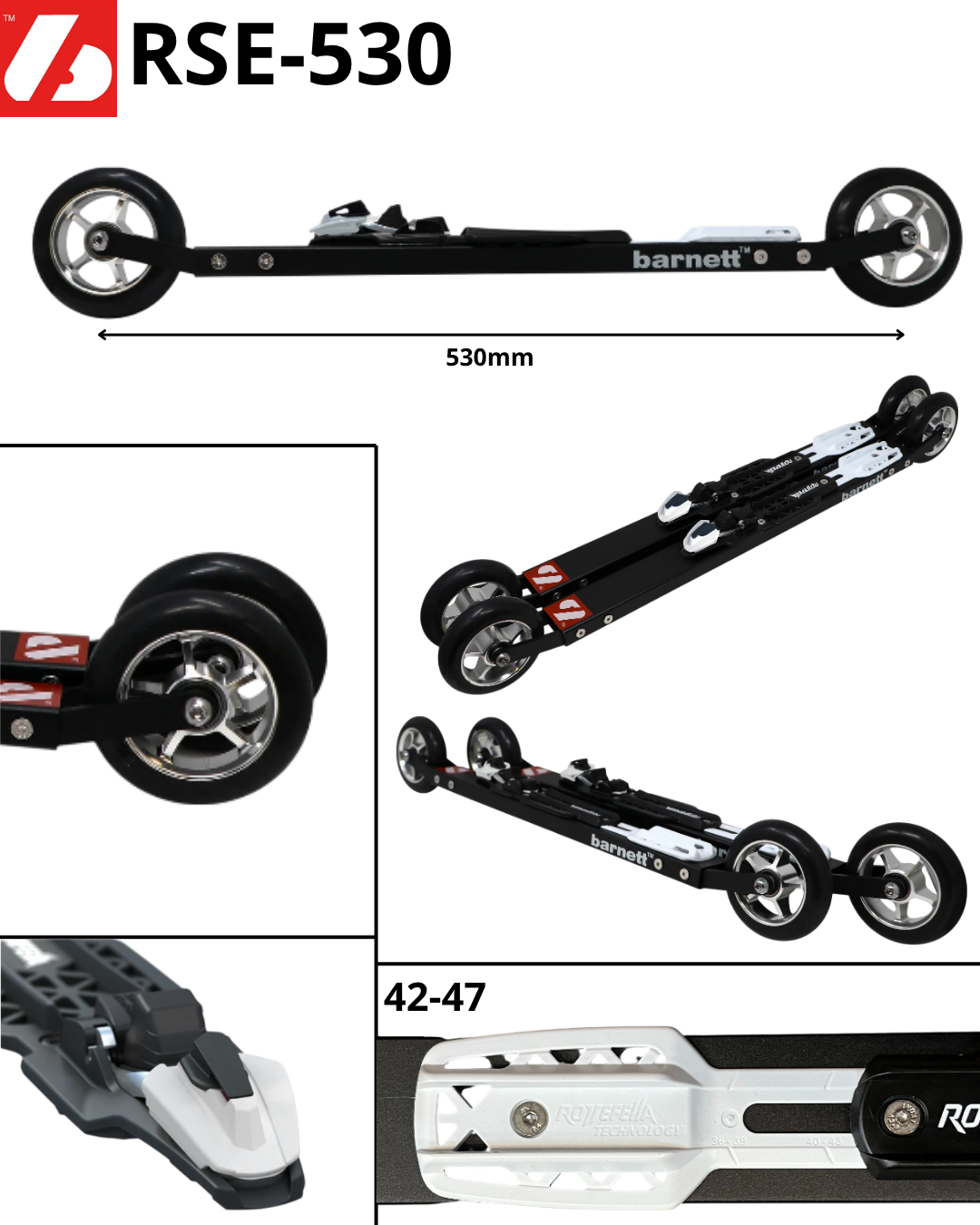 Attacchi per skiroll RSE-530 NNN