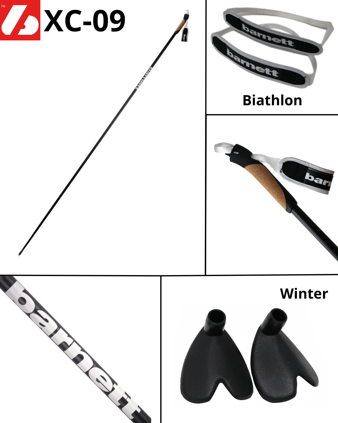 XC-09 Bâtons 100% carbone