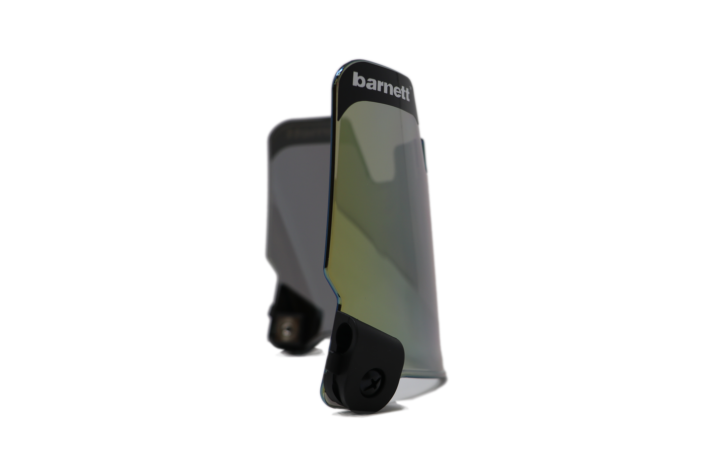 Barnett 2-teiliges Set American Football Helmvisier (Klar + Gold)