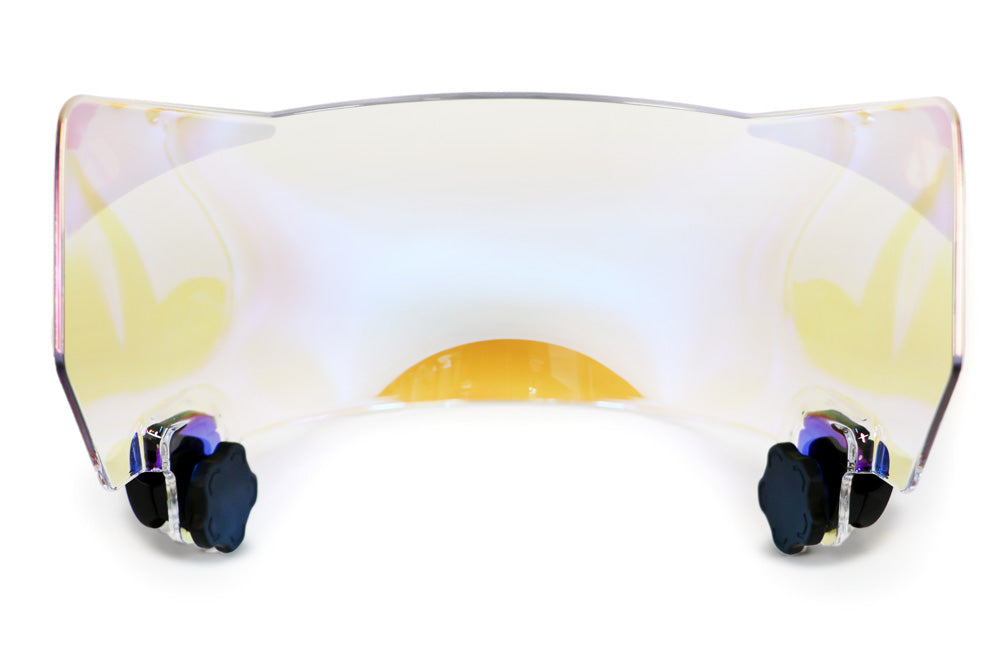 Visiera rigida REVE ER098 per casco Speed ​​Flex, Blu