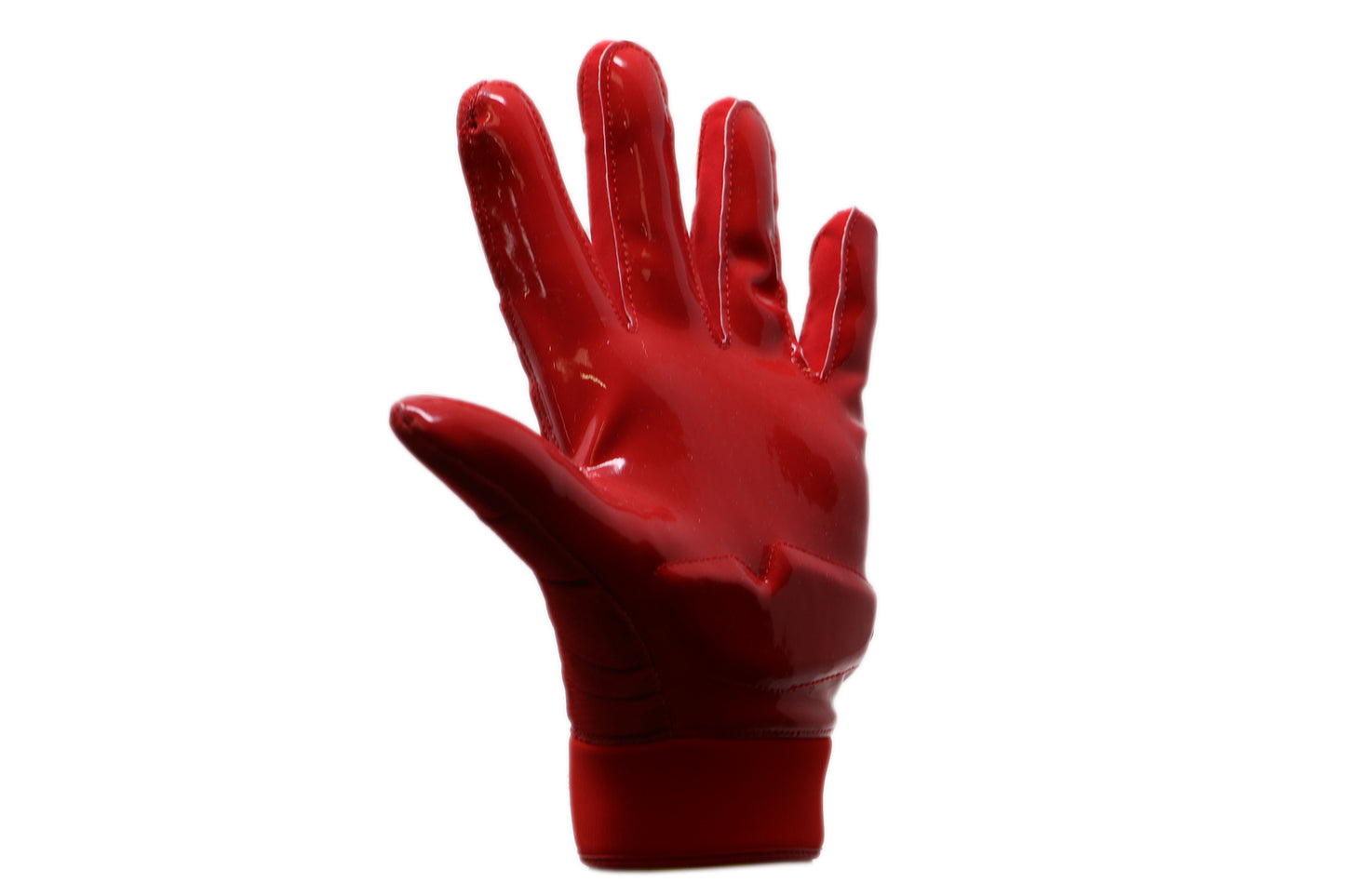 Guantes de fútbol americano FKG-03 Pro Linebacker, LB, RB, TE, color rojo