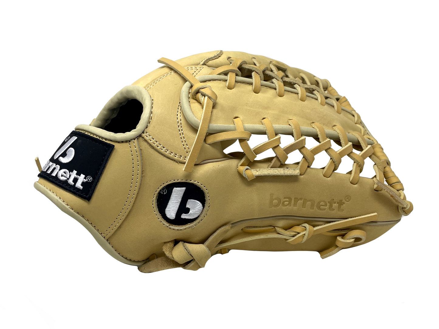 FL-127 Kiváló Minőségű Bőr Baseball Kesztyű Belső/Külső Mezőny/Dobójátékosoknak, 12.7" Bézs