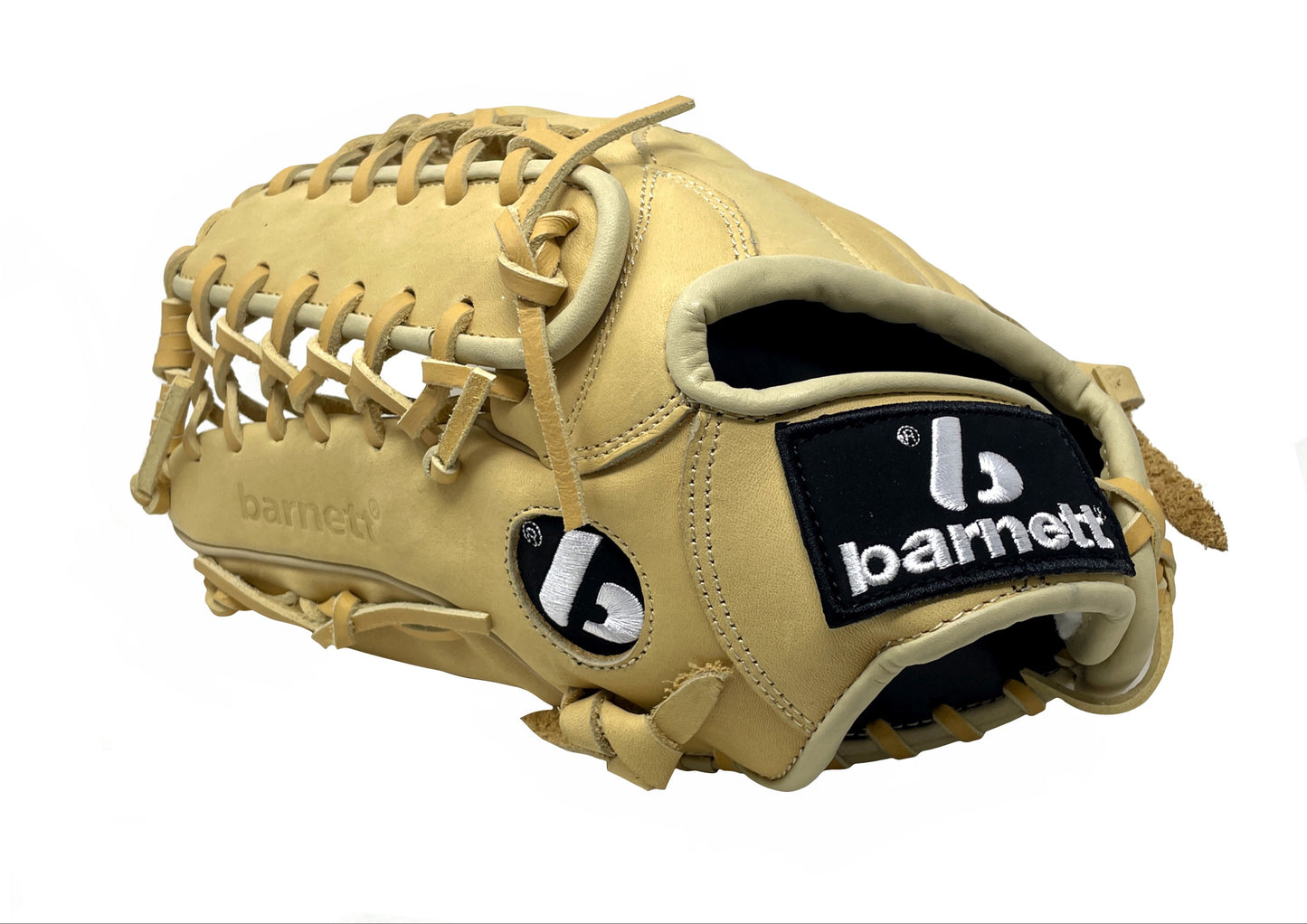 FL-127 Kiváló Minőségű Bőr Baseball Kesztyű Belső/Külső Mezőny/Dobójátékosoknak, 12.7" Bézs