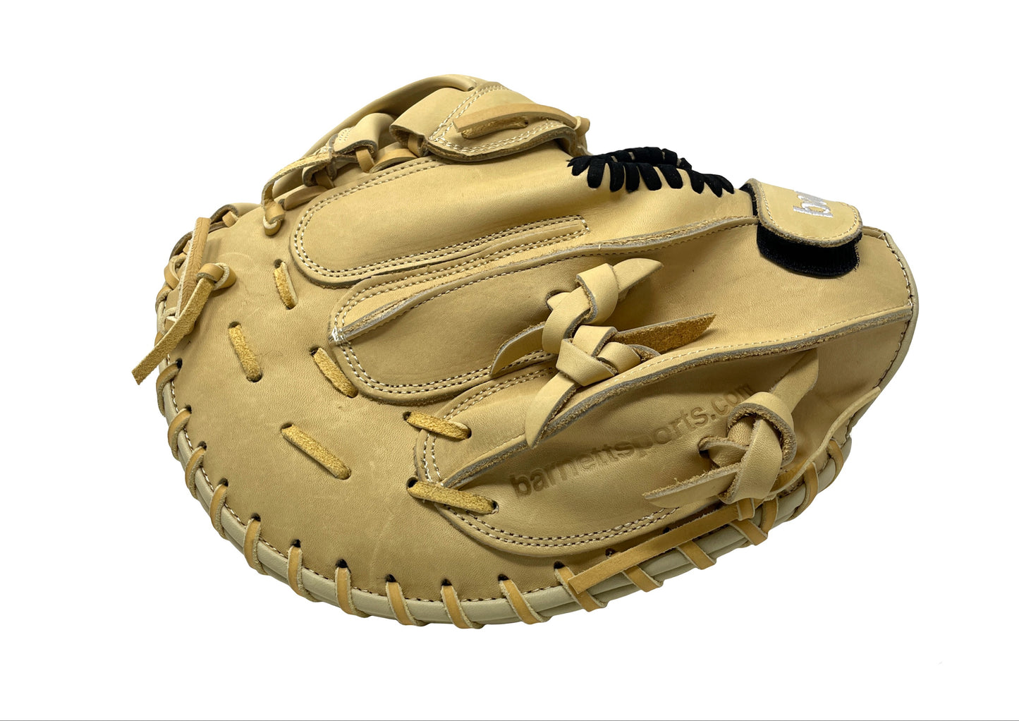 Rękawica baseballowa FL-201 wysokiej jakości skórzana dla łapacza, beżowa