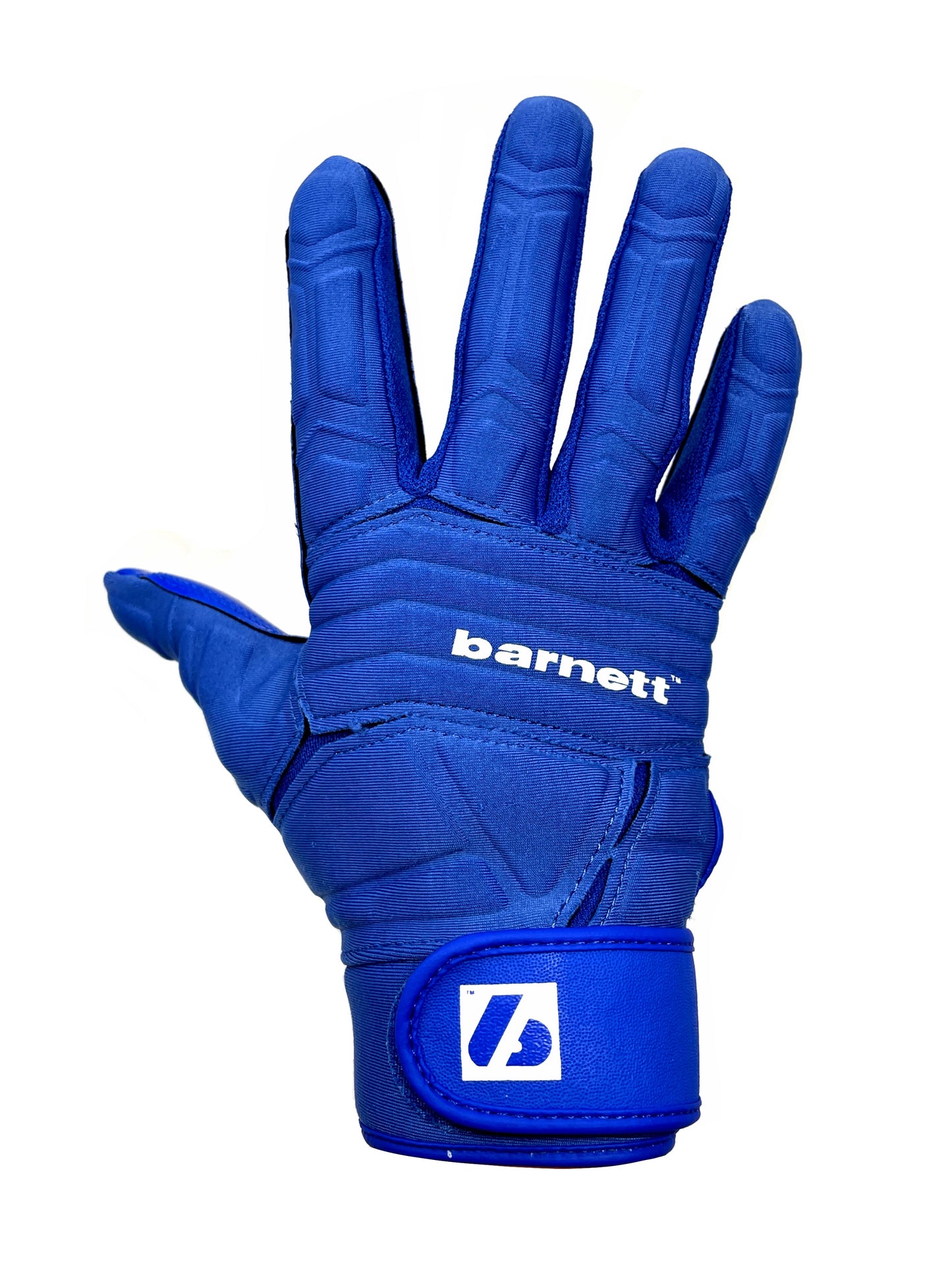 Guanti da football americano FLG-03 Linemen Pro, OL, DL, blu