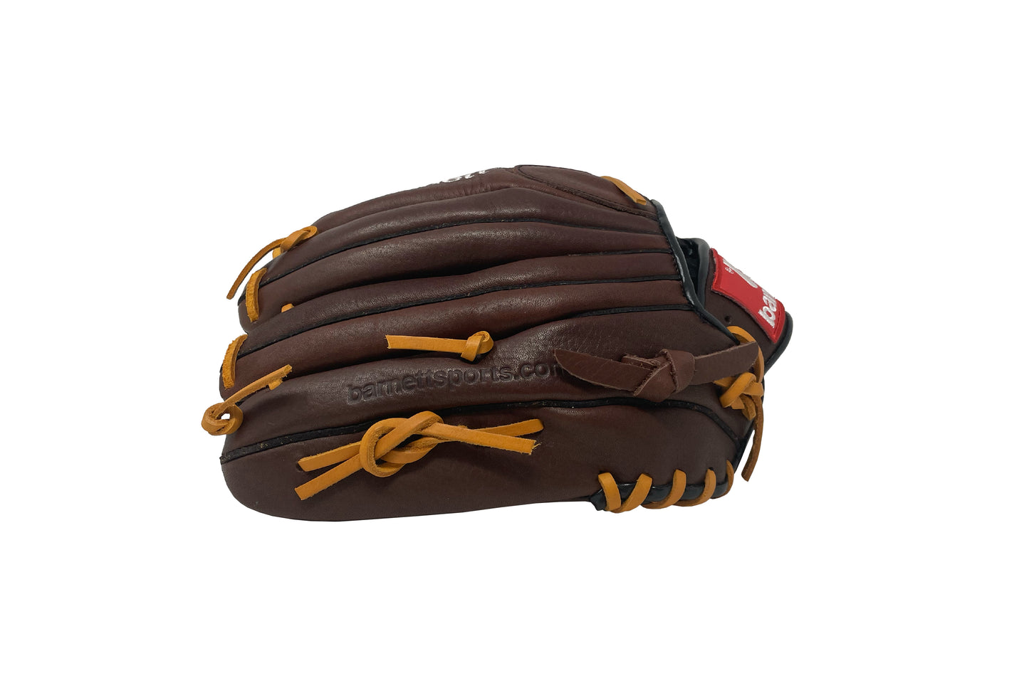 Guante de béisbol de competición GL-125 de cuero de 12,5", color marrón