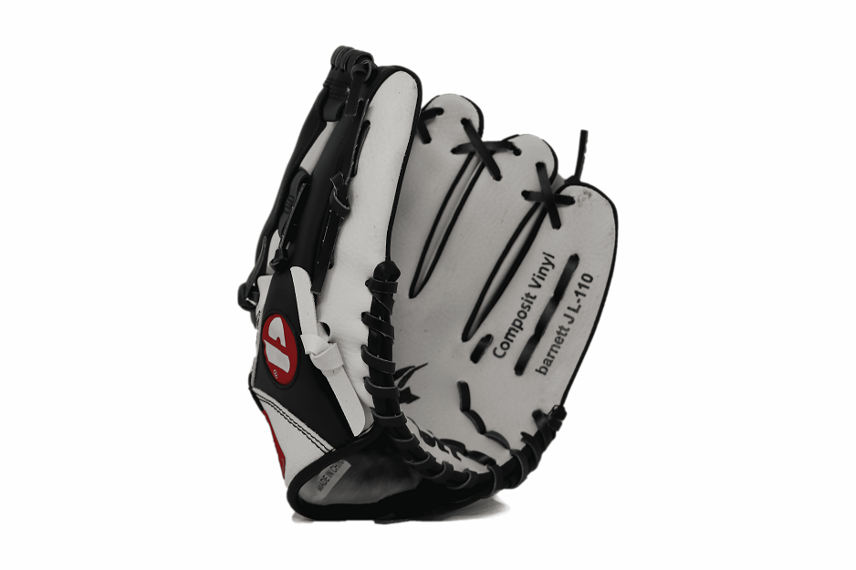 JL-110, Baseballhandschuh, Außenfeld, Polyurethan, Größe 11 Zoll, Weiß