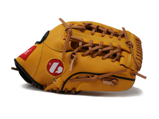 JL-120 - Baseball kesztyű, külső mezőnyhöz, poliuretán, 12"-es méret, SZÜRKE