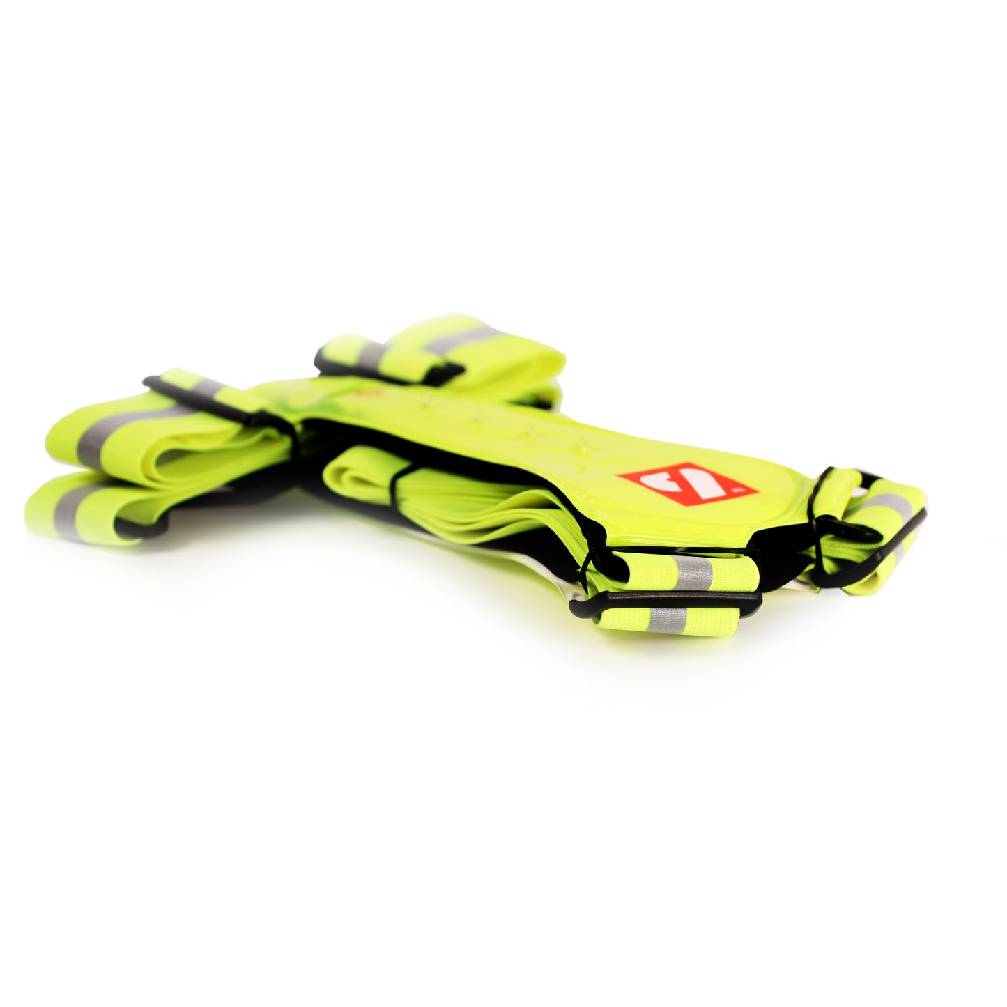 LW-1 Fluo Yellow Jacke mit LED und Reflexstreifen (Ski – Running – Rollerski – Bike)