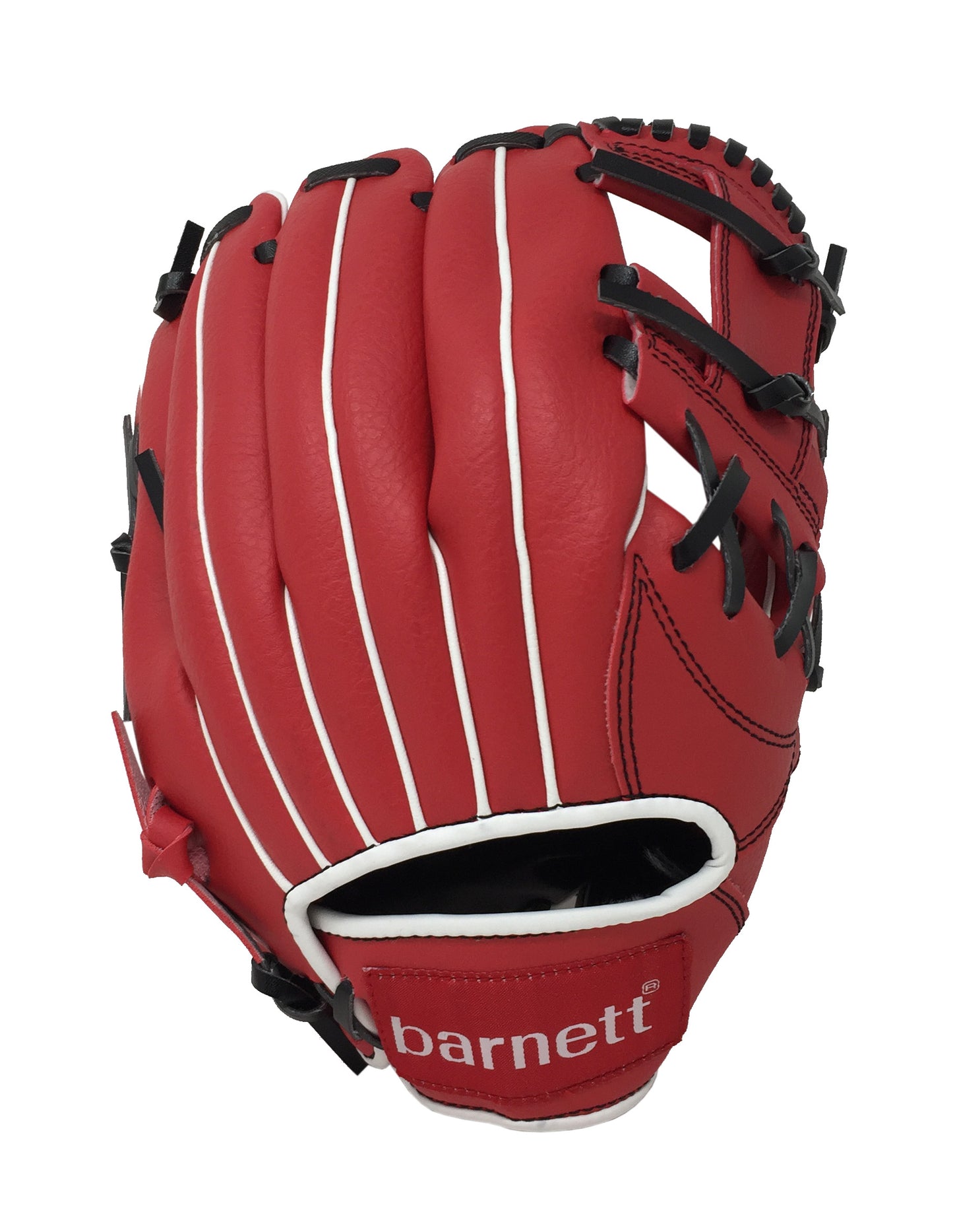 JL-115 – Baseballhandschuh, Außenfeld, Polyurethan, Größe 11,5", ROT