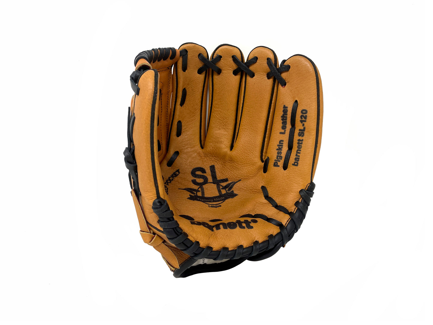 Guanto da baseball in pelle SL-120 da interno/esterno, 12" Marrone