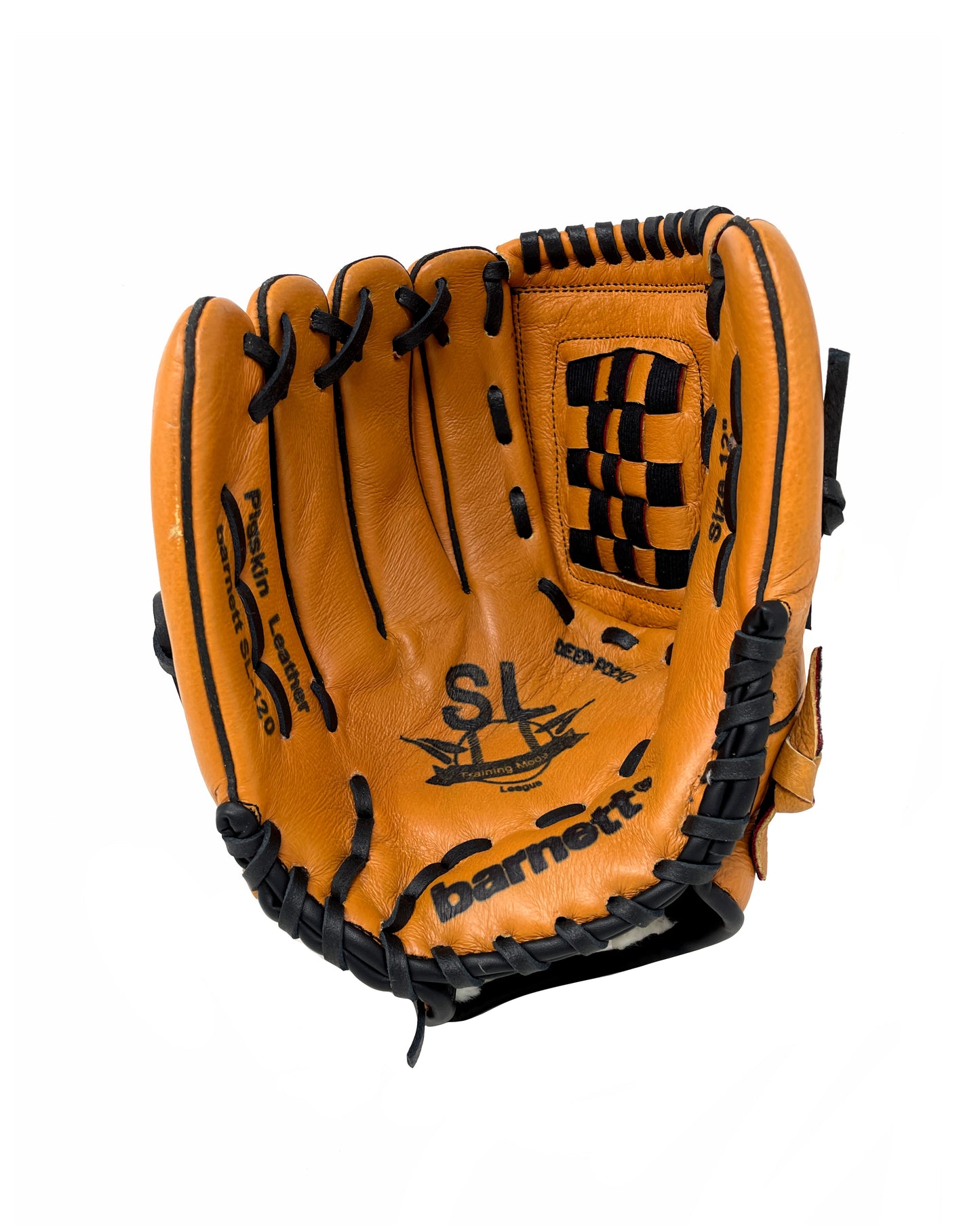 Guanto da baseball in pelle SL-120 da interno/esterno, 12" Marrone