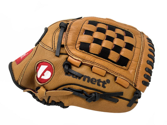 SL-120 bőr belső/külső baseballkesztyű 12" Barna