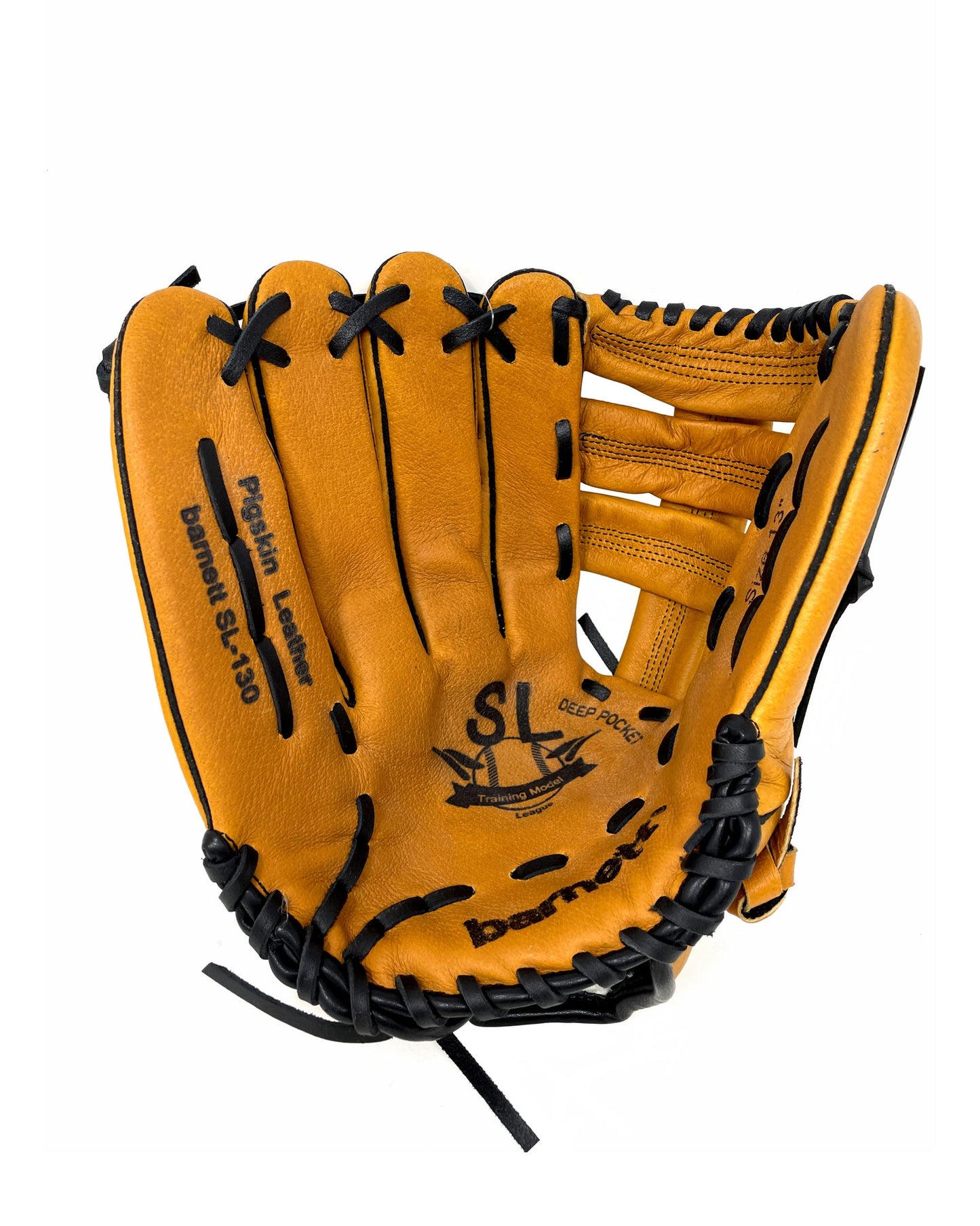 Guanto da baseball in pelle da esterno SL-127, 12,7" marrone