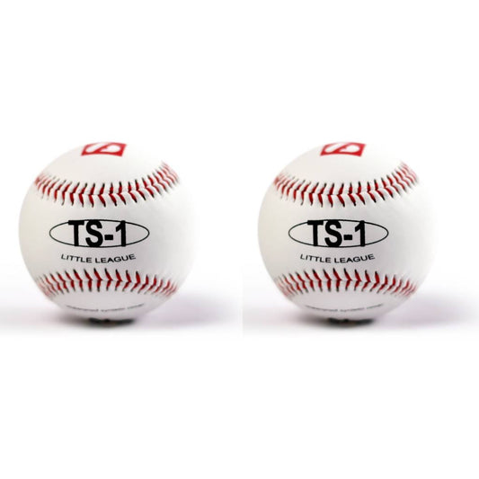 TS-1 Practice baseballs size 9", White, 2 pièces
