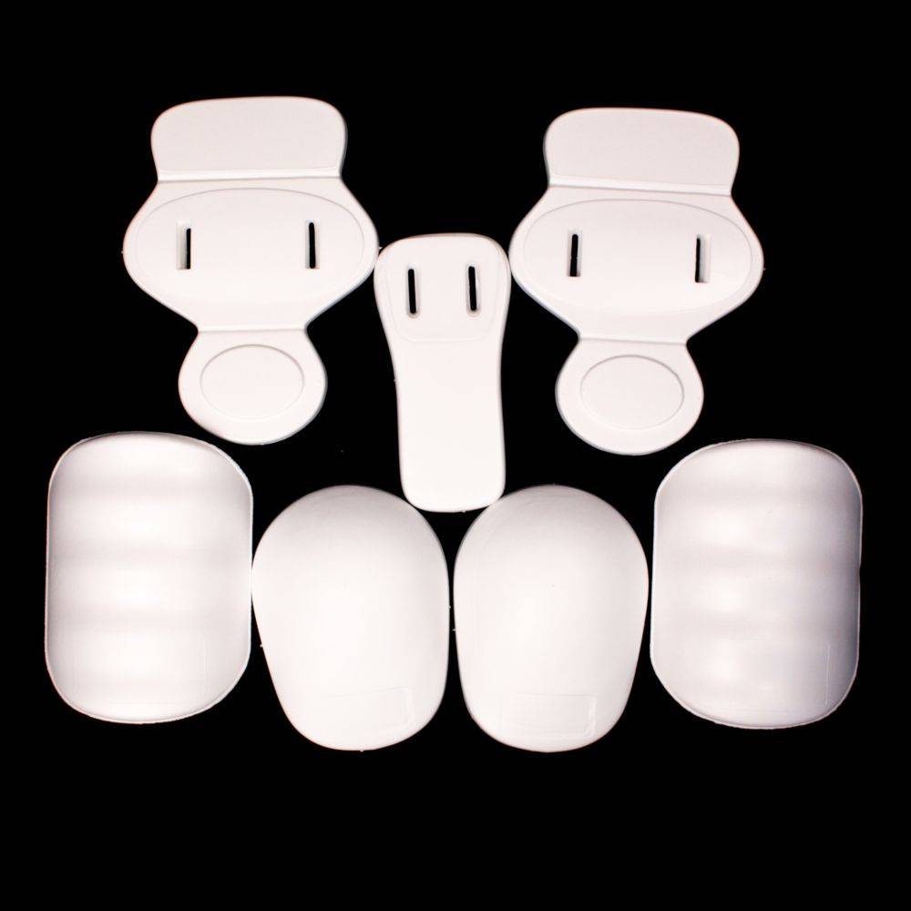 FKJ-01 Kit de protección de 7 piezas, talla única, blanco