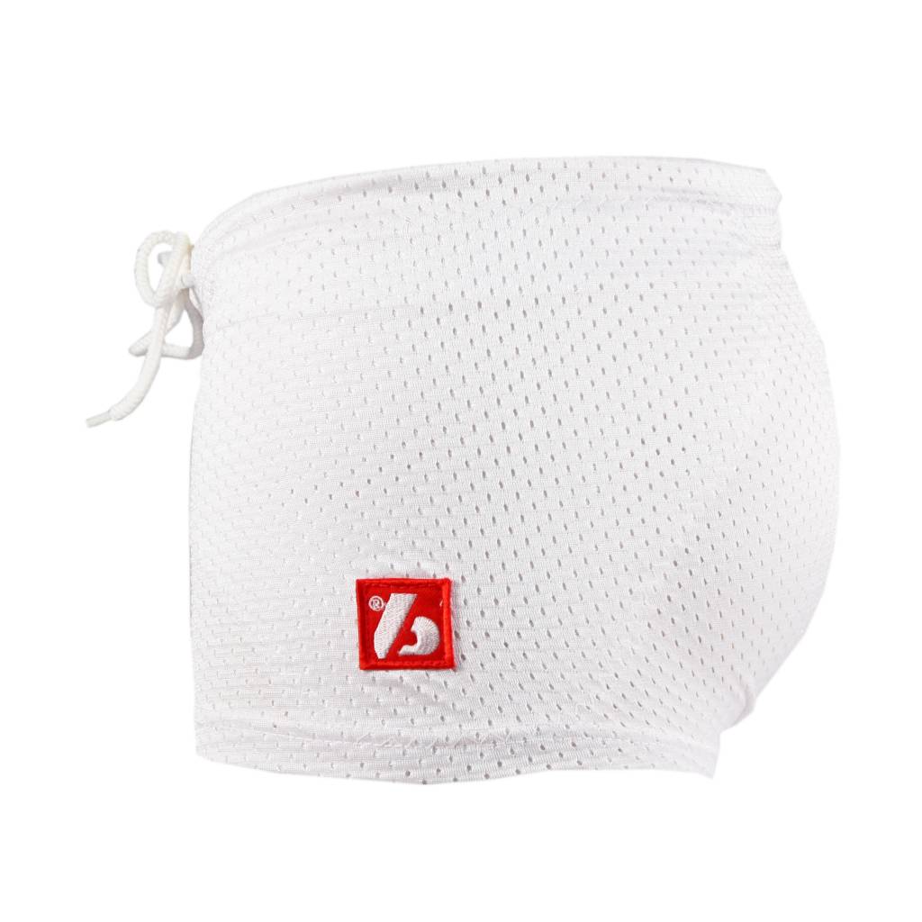 Pantalones cortos de compresión FS-01 de 3 bolsillos, color blanco