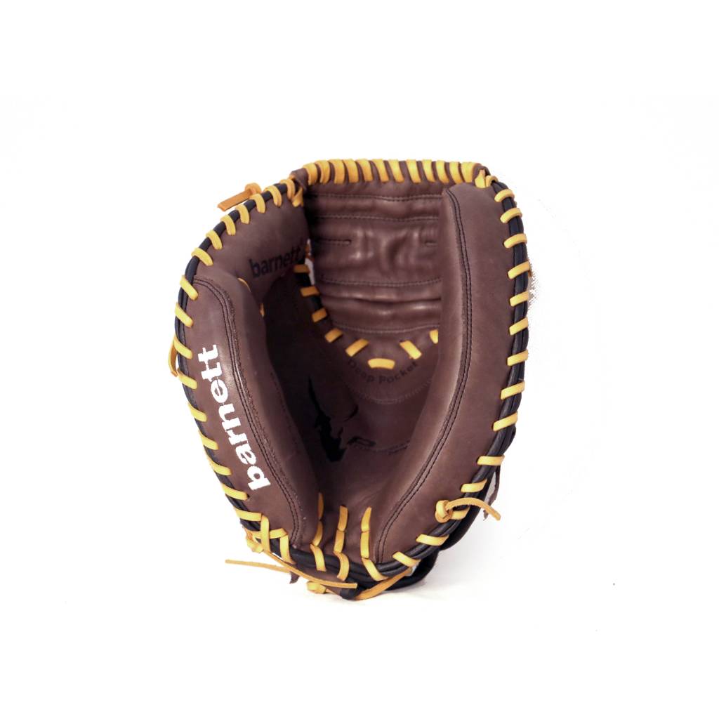GL-202 Wrestling-Baseballhandschuh aus Leder für Erwachsene, 32, Braun
