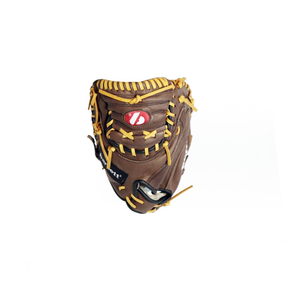 GL-202 Wrestling-Baseballhandschuh aus Leder für Erwachsene, 32, Braun